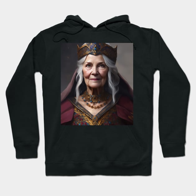 The Old Queen Hoodie by David Kincaid Art